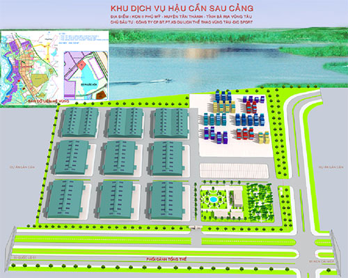 The Logistics Service Area Behind The Port Project of Tan Thanh District, Ba Ria – Vung Tau Province